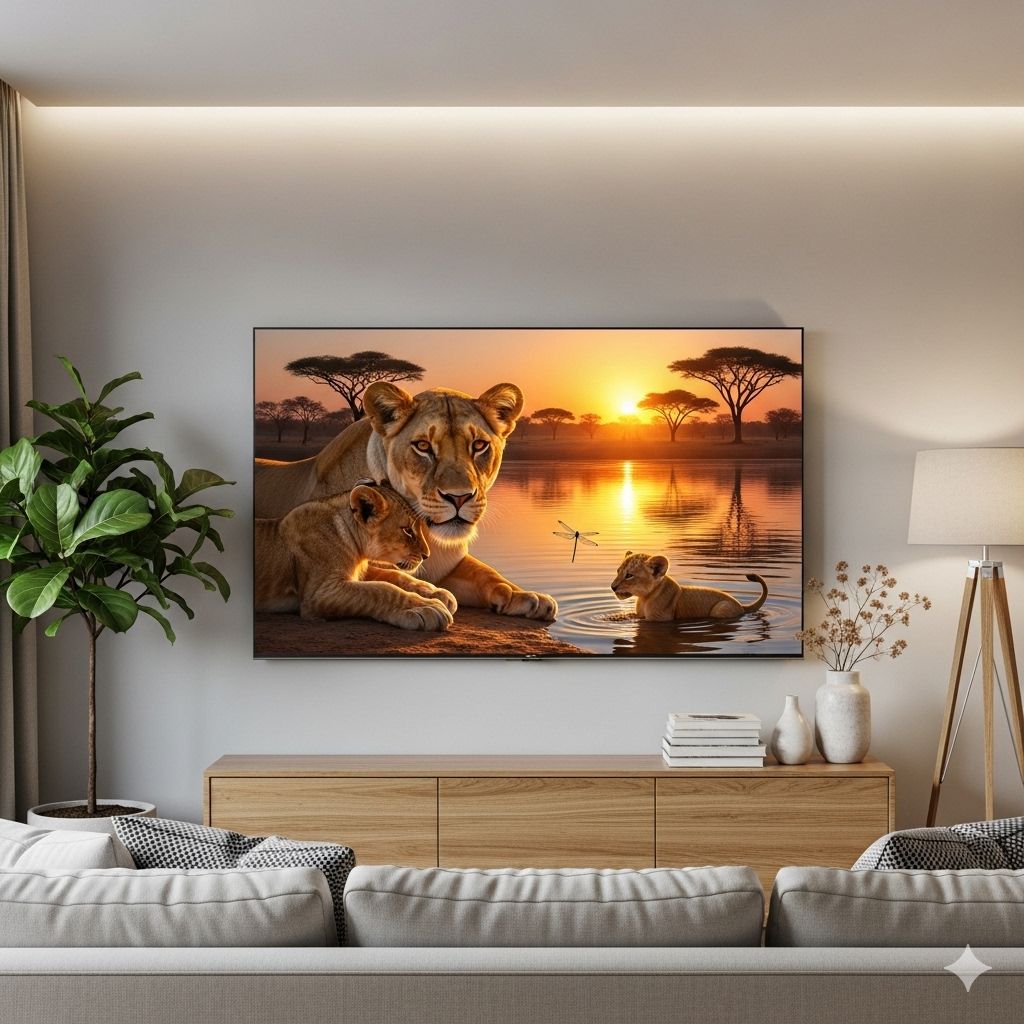 HDR beeldkwaliteit vergelijking tussen standaard en HDR weergave op Smart TV